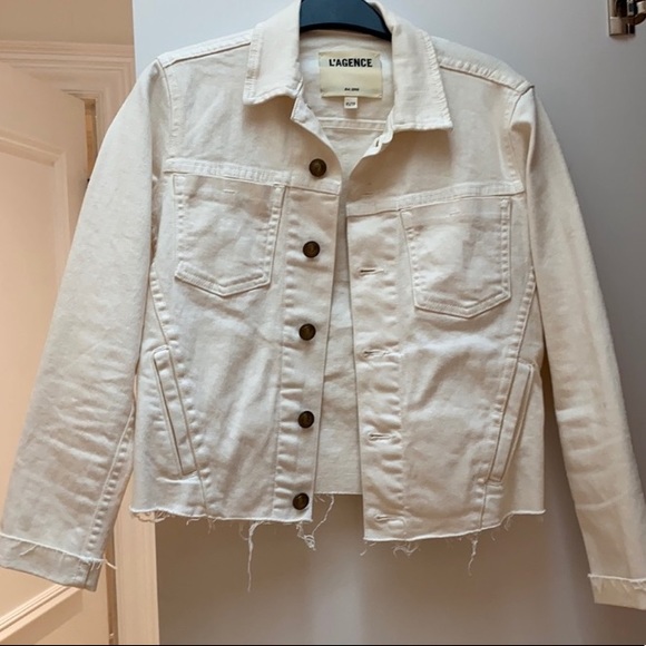 L’agence cream denim jacket - Picture 7 of 7